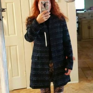 Calvin Klein tweed coat